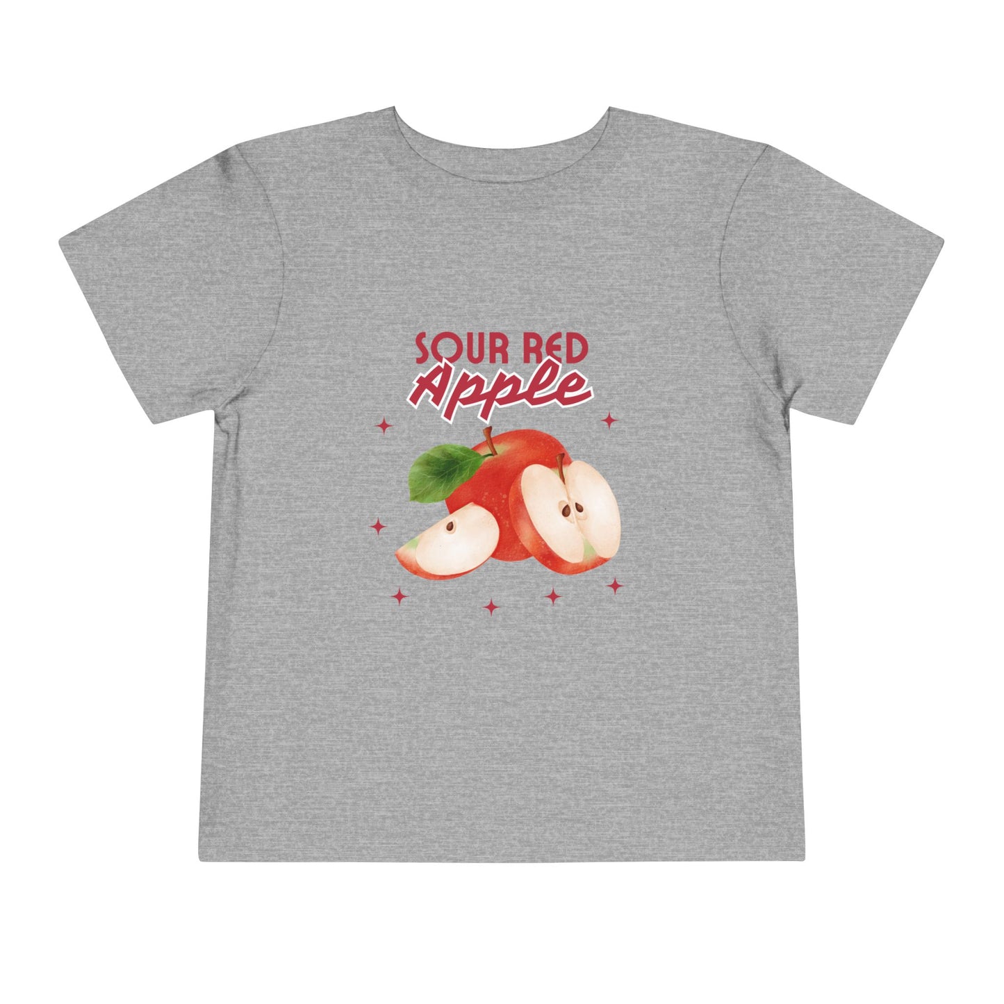 Cute Toddler Apple Tee, Short Sleeve Shirt for Kids, Summer Outfit, Gift for Toddlers, Fruit Themed Clothing, Birthday Party Wear