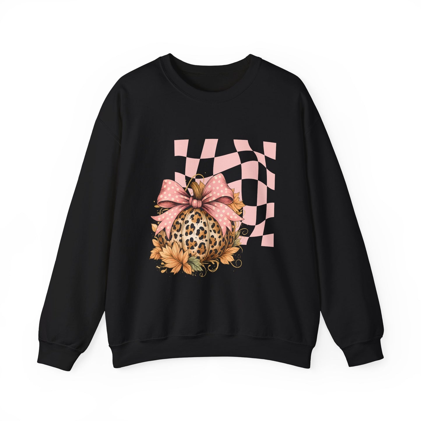 Stylish Leopard Print Crewneck Sweatshirt, Fashionable Outfit, Comfortable Layering, Perfect for Spring, Casual Wear, Gift for Her