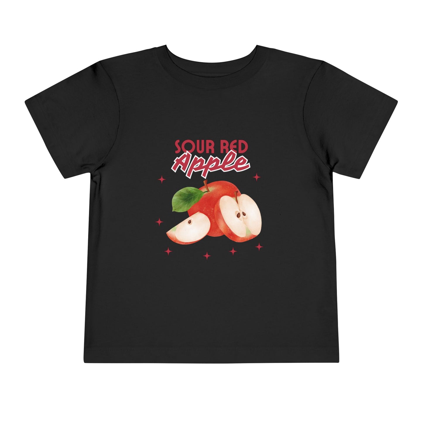 Cute Toddler Apple Tee, Short Sleeve Shirt for Kids, Summer Outfit, Gift for Toddlers, Fruit Themed Clothing, Birthday Party Wear