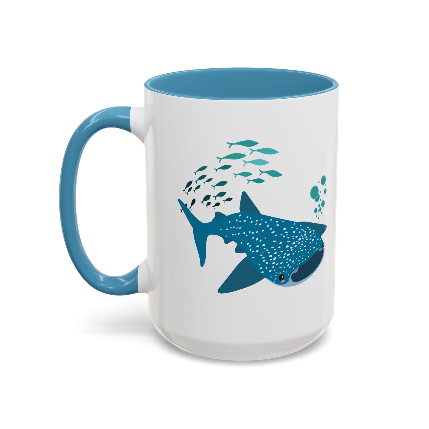 Whale Shark school of fish and buddles Coffee Mug