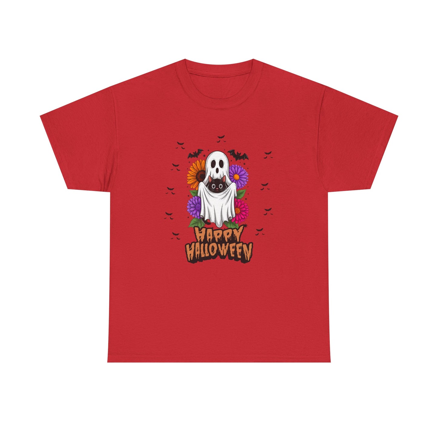 Halloween Ghost Unisex Tee, Perfect for Trick-or-Treating, Spooky Season Shirts, Fall Vibes, Halloween Party Attire