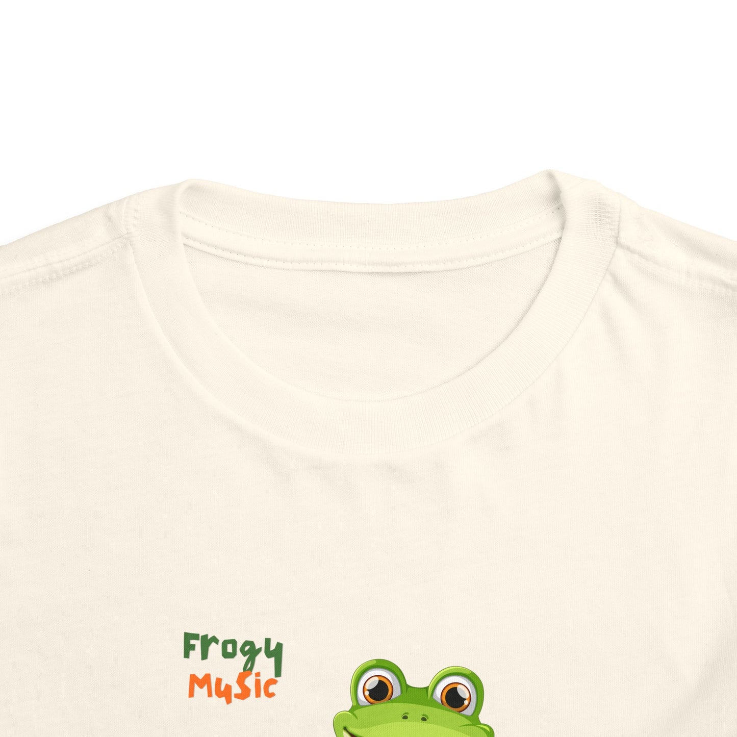 Musical Frog Toddler Tee, Cute Gift for Kids, Fun Summer Wear, Birthday Present, Playful Tee for Little Ones