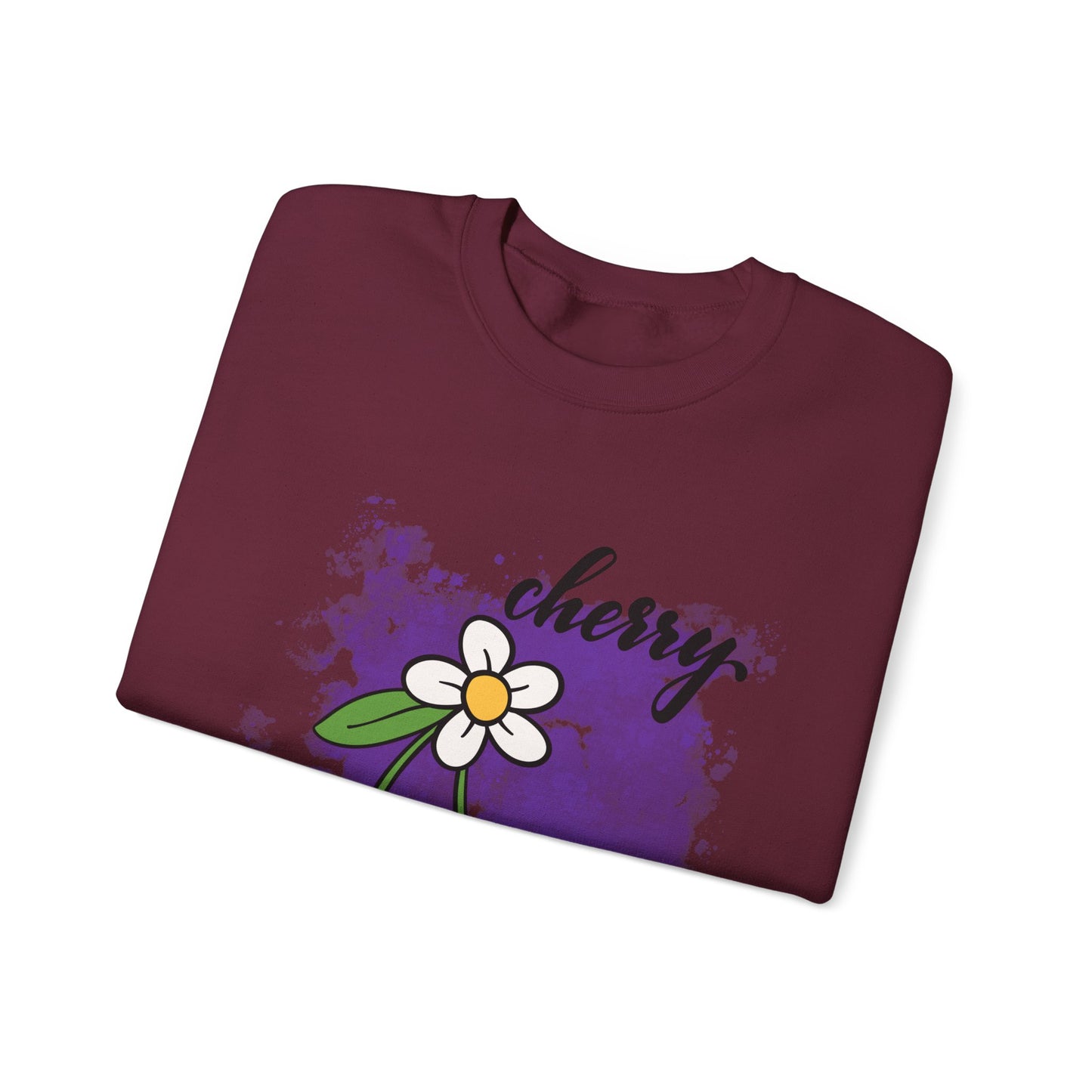 Cherry Blossom Unisex Sweatshirt, Cute Fall Fashion, Cozy Casual Wear, Gift Idea for Friends, Trendy Street Style