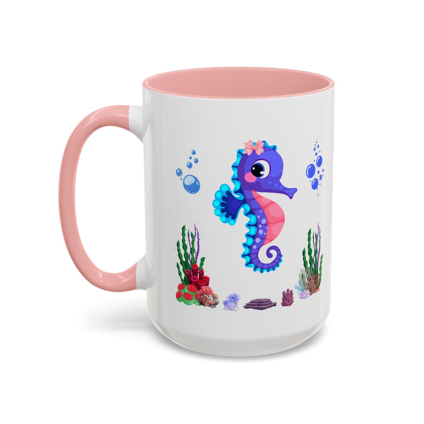 Seahores playful under the sea Coffee Mug