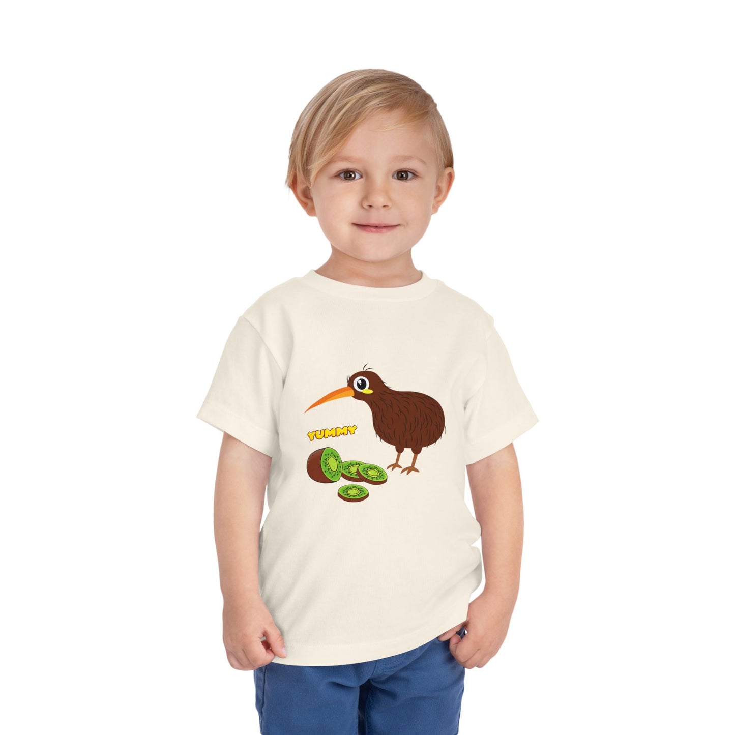 Adorable Kiwi Bird Toddler Tee, Cute Kids Shirt, Fun Toddler Gift, Playful Short Sleeve Tee, Baby Shower Present, Summer Outfit