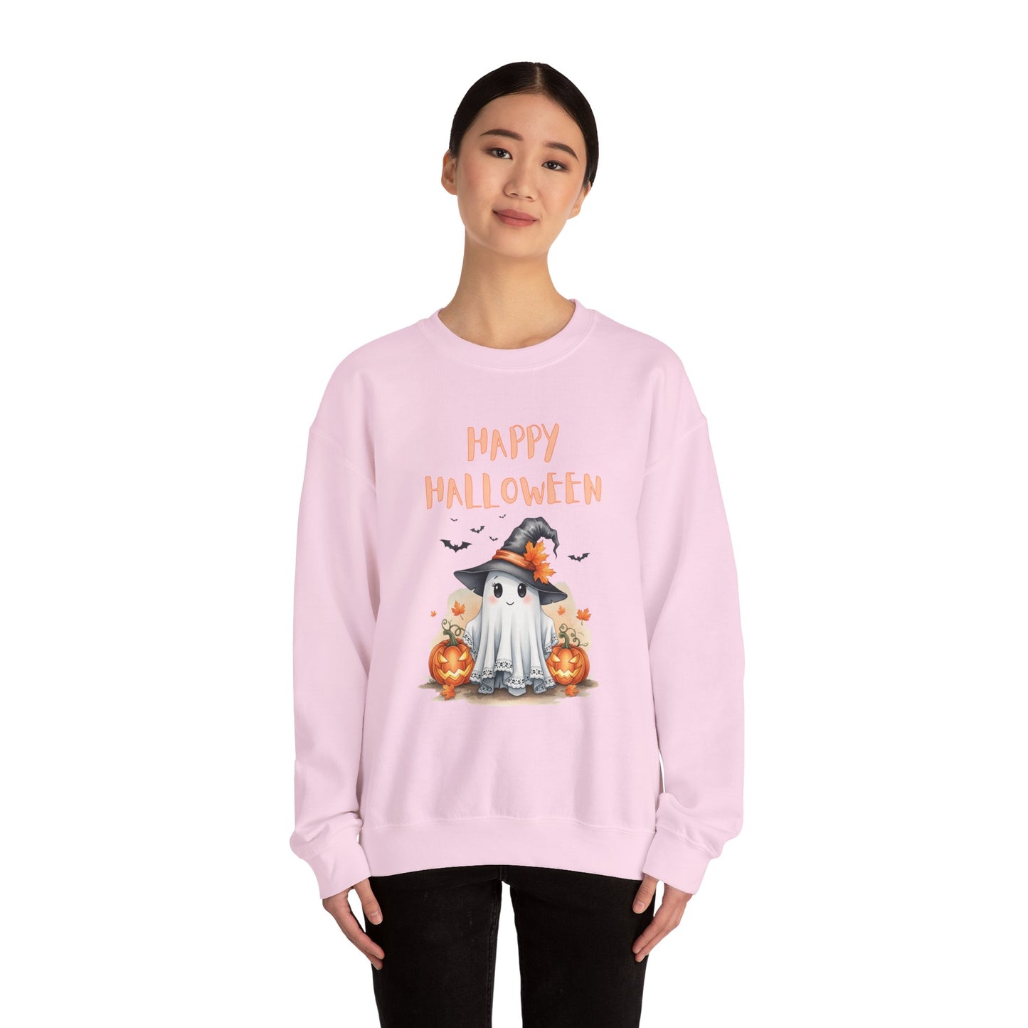Halloween Ghost Crewneck Sweatshirt | Funny Halloween Sweater, Unisex Sweatshirt, Spooky Apparel, Fall Fashion, Halloween Gift