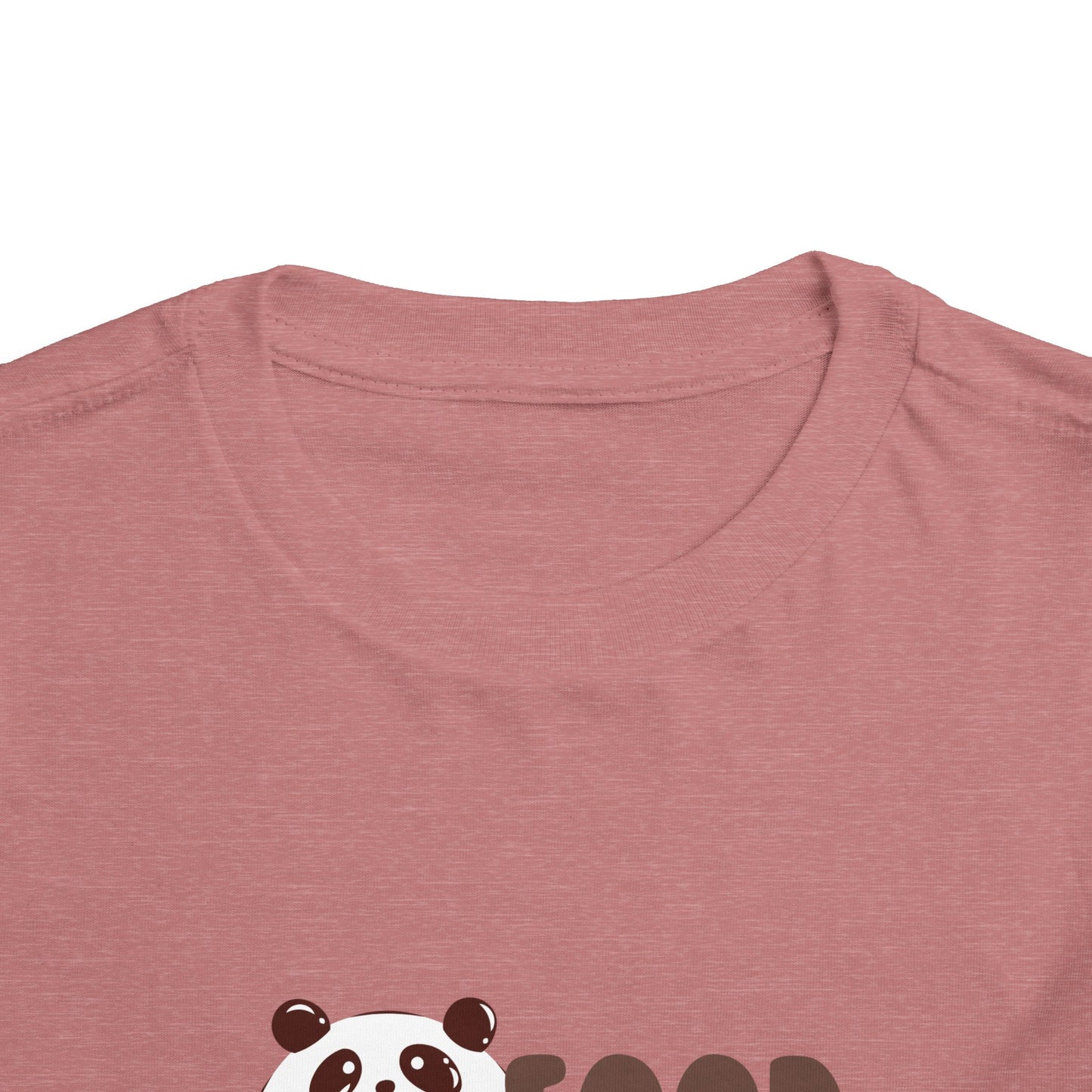 Cute Panda Foodie Toddler Tee, Kids T-Shirt, Animal Lover Gift, Birthday, Playtime, Casual Wear, Summer Outfit