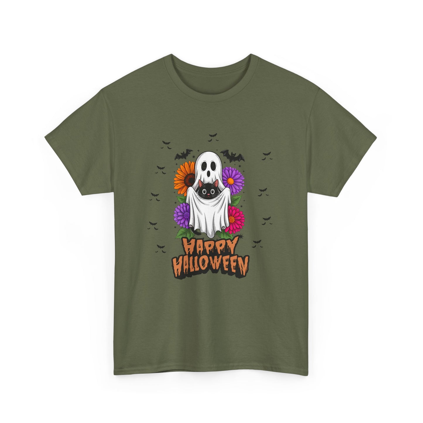 Halloween Ghost Unisex Tee, Perfect for Trick-or-Treating, Spooky Season Shirts, Fall Vibes, Halloween Party Attire