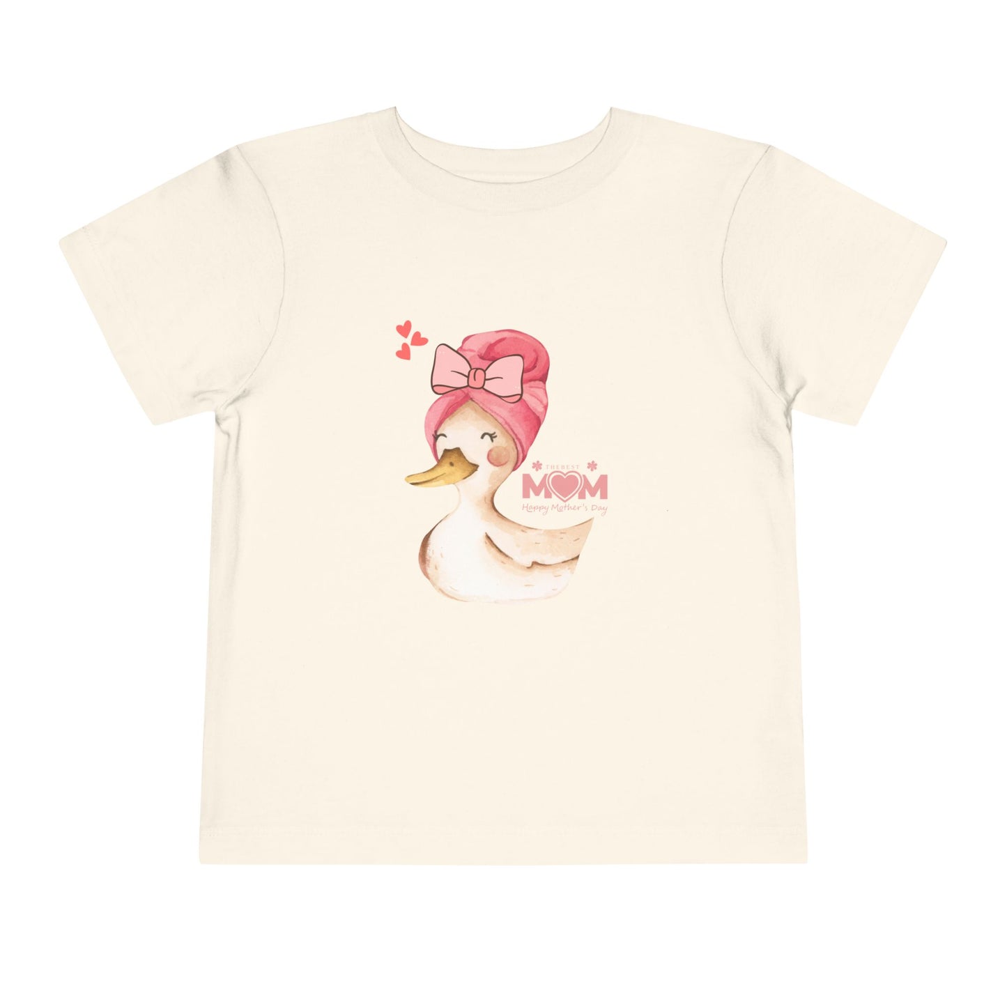 Cute Duck Mom Toddler Tee, Toddler Shirt, Kids Gift, Baby Shower Gift, Mother's Day, Cute Kids Top, Animal Prints