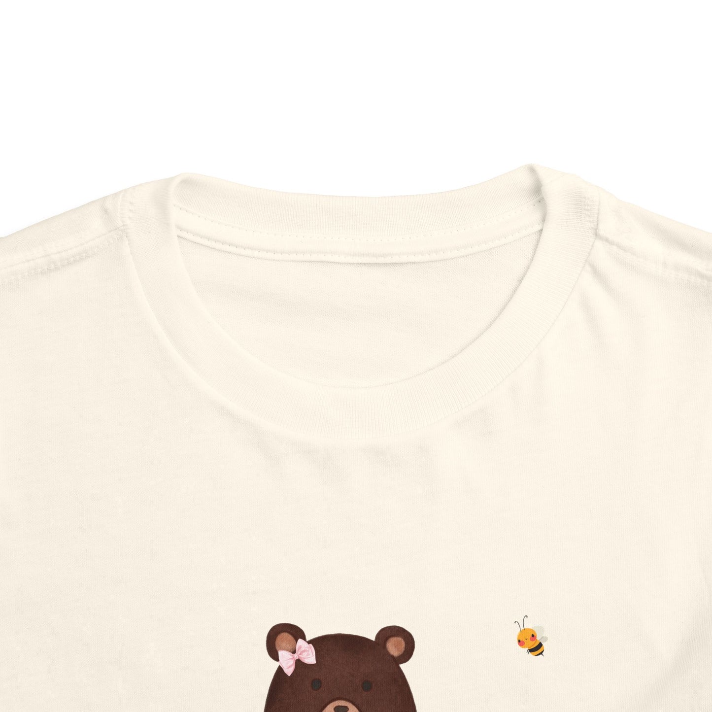 Adorable Bear Toddler Tee, Cute Animal Shirt, Gift for Kids, Birthday Party Outfit, Nature Lover's Apparel