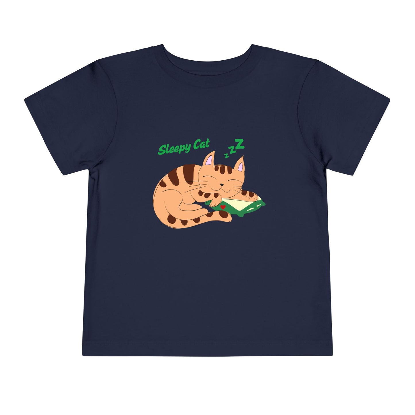 Sleepy Cat Toddler Tee, Cute Kids Shirt, Adorable Toddler Clothing, Cat Lover Gift, Baby Shower Present, Playful Everyday Wear
