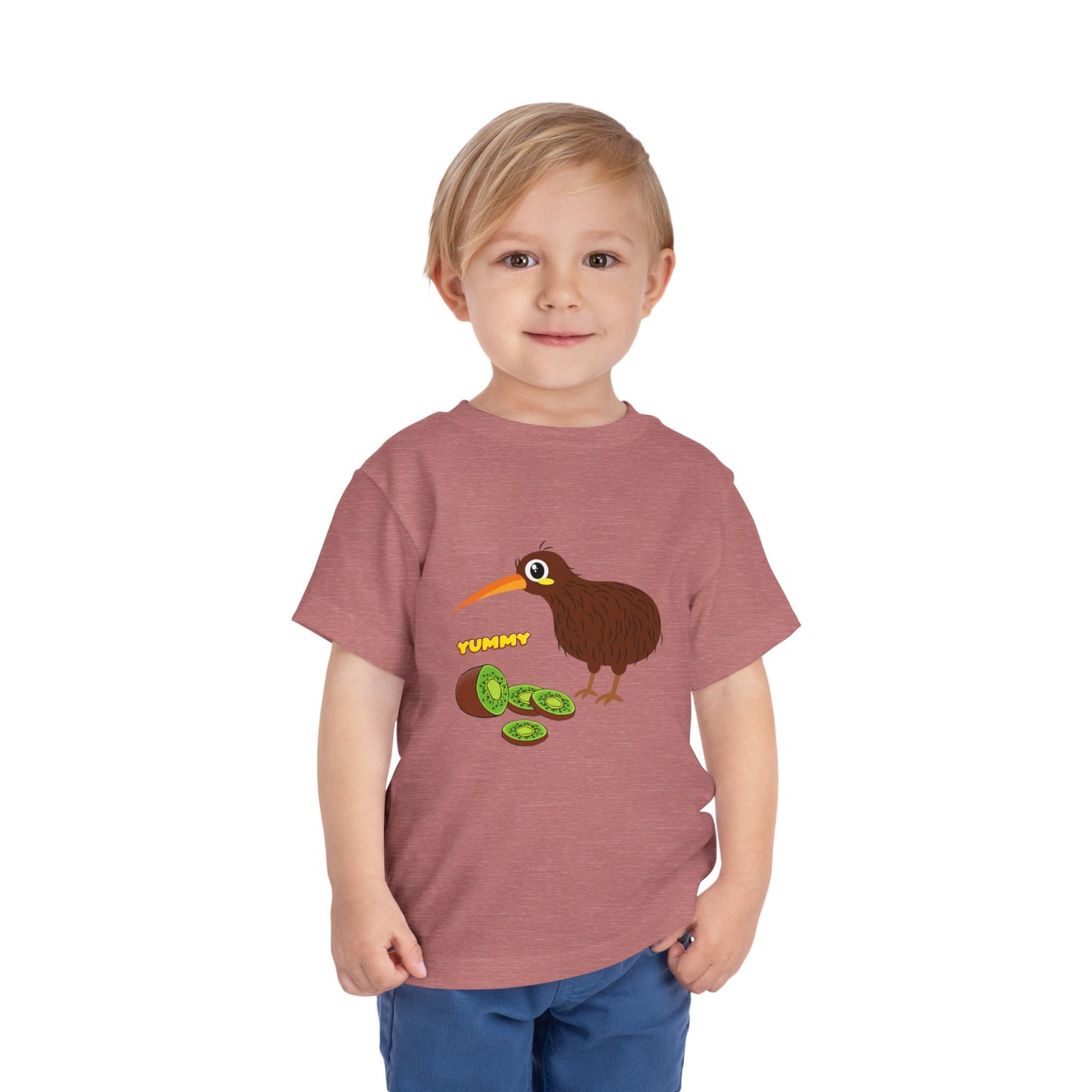Adorable Kiwi Bird Toddler Tee, Cute Kids Shirt, Fun Toddler Gift, Playful Short Sleeve Tee, Baby Shower Present, Summer Outfit