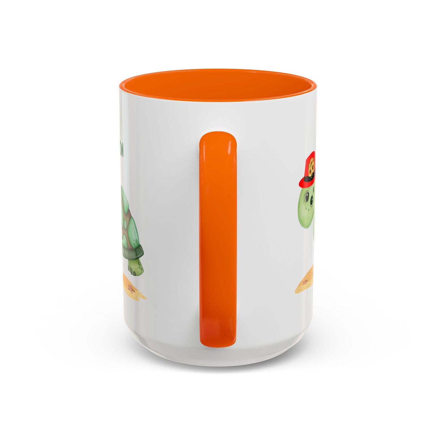 Turtle with a sunflower hat Coffee Mug