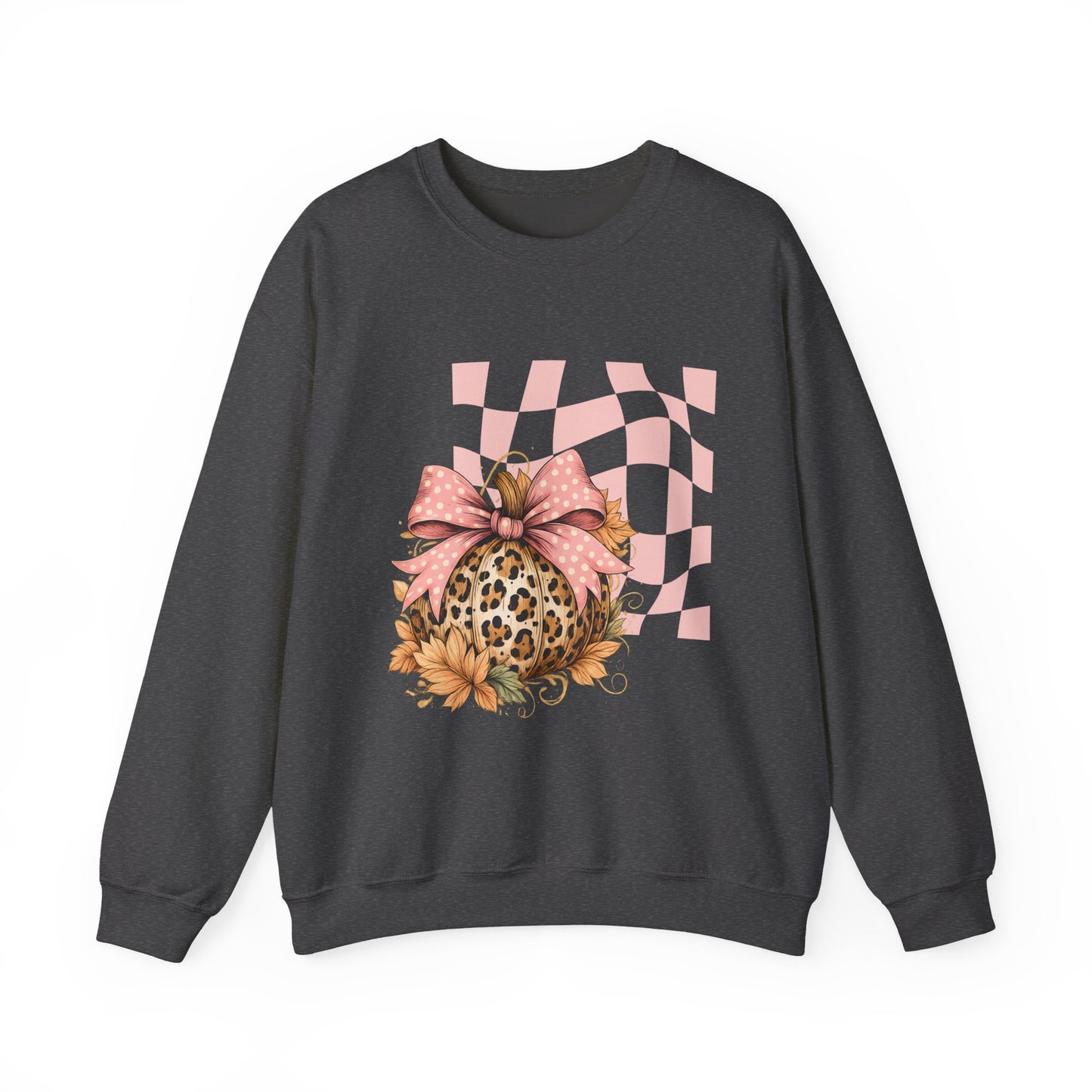 Stylish Leopard Print Crewneck Sweatshirt, Fashionable Outfit, Comfortable Layering, Perfect for Spring, Casual Wear, Gift for Her