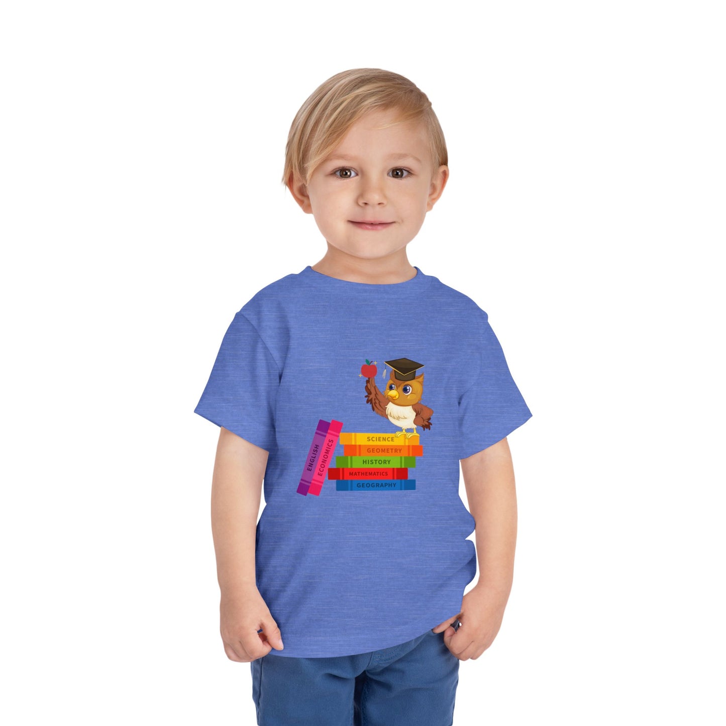 Graduation Owl Toddler Tee, Kids Graduation Gift, Cute Animal Shirt, Back to School Outfit, Book Lover Apparel, Preschool Tee