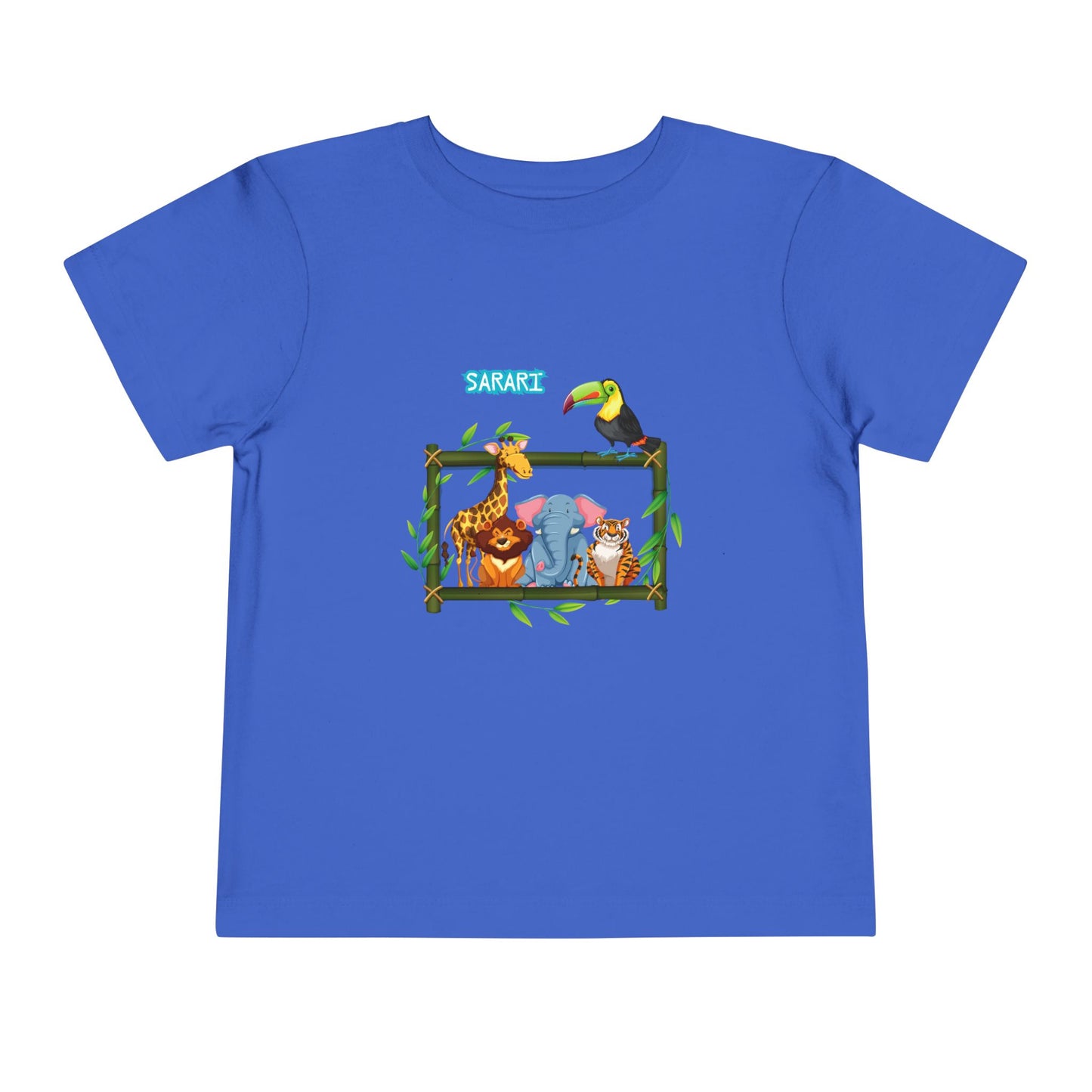 Safari Animal Toddler T-Shirt, Cute Animal Tee, Kids Safari Shirt, Birthday Gift for Kids, Summer Outfit, Playtime Apparel