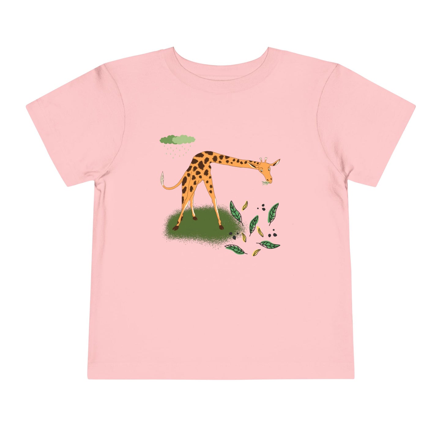 Cute Giraffe Toddler Tee, Animal Shirt, Kids Summer Tee, Playful Toddler Clothes, Gift for Baby Showers, Nursery Decor, Toddler Outfit