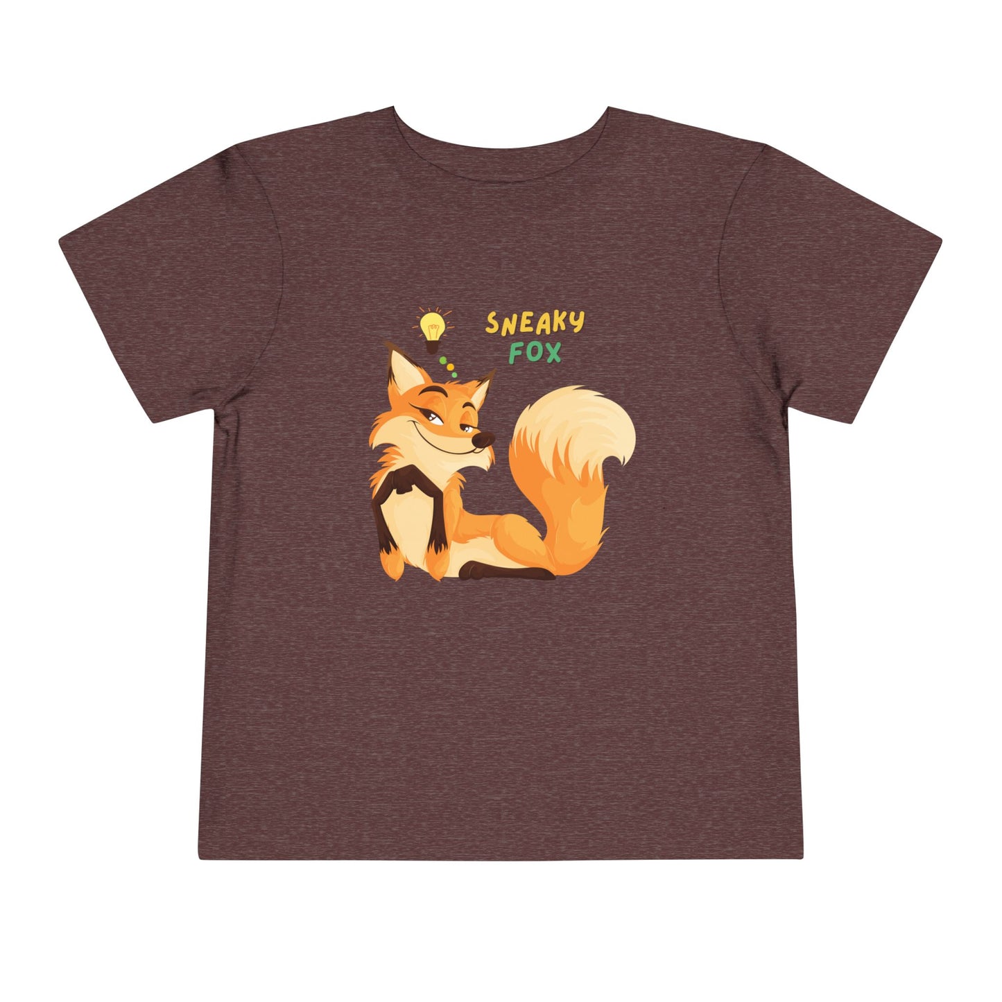 Sneaky Fox Toddler Tee, Cute Toddler Shirt, Animal Lover Gift, Kids Birthday Outfit, Nursery Decor