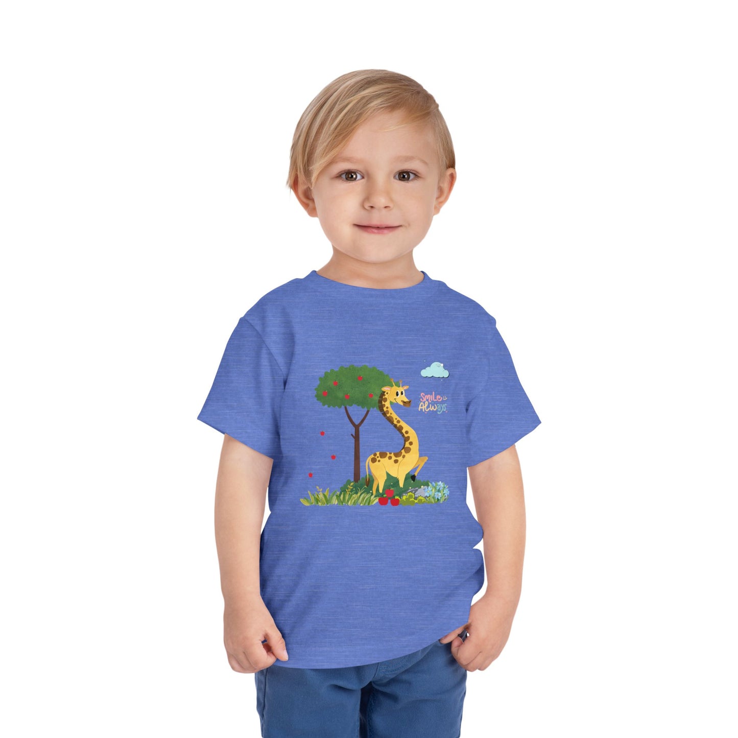 Adorable Toddler Giraffe Tee, Cute Kids Shirt, Playful Summer Top, Toddler Gift, Nature-Themed Children’s Apparel