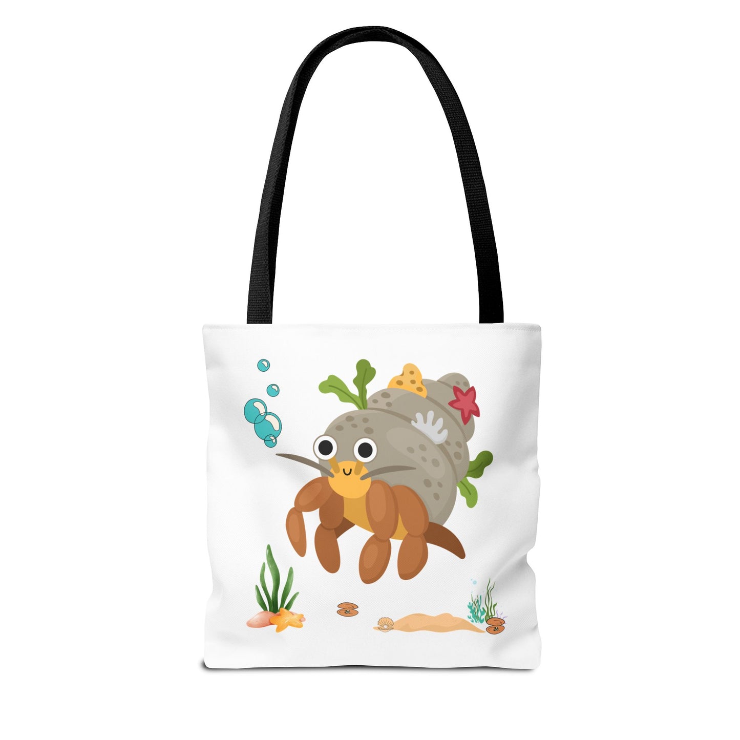 Hermit crab with shell underwater Tote Bag