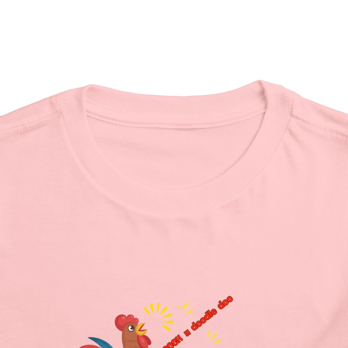 Rooster & Tractor Toddler Tee - Farm Animal Shirt, Cute Toddler Outfit, Birthday Gift, Kids Apparel, Farm Themed Clothing