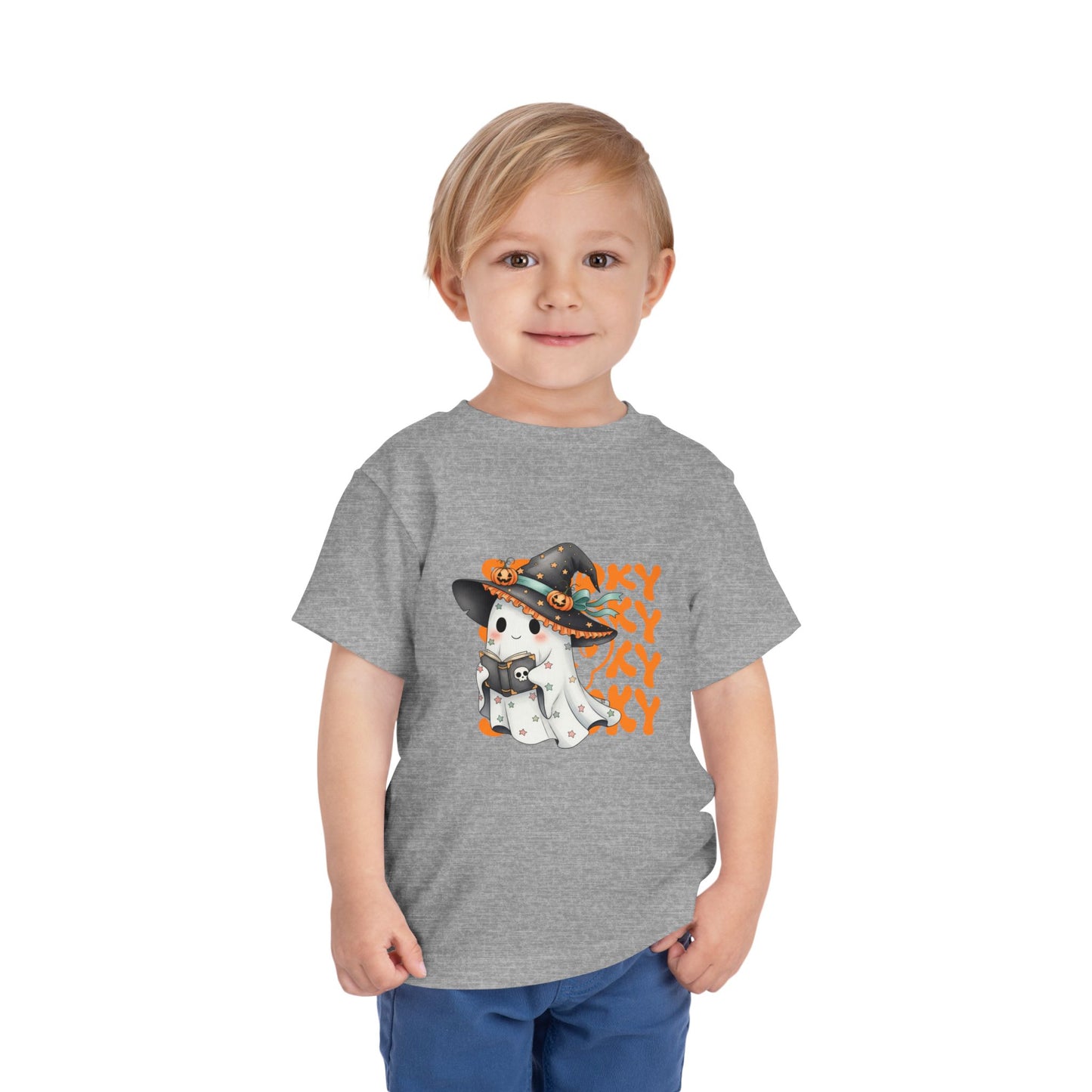 Spooky Ghost Toddler Tee, Halloween Kids Shirt, Cute Toddler Halloween Outfit, Ghost Costume Tee, Toddler Boy Girl Halloween Top