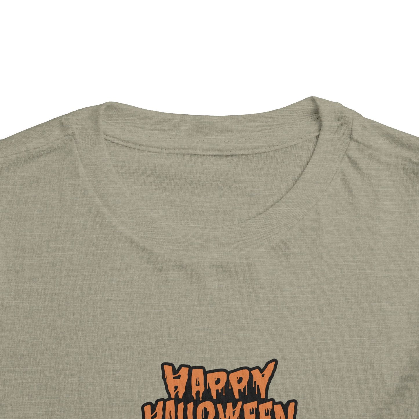 Happy Halloween Toddler Tee, Cute Halloween Shirt, Kids Party Outfit, Trick or Treat Apparel, Fun Ghost Design Toddler T-Shirt