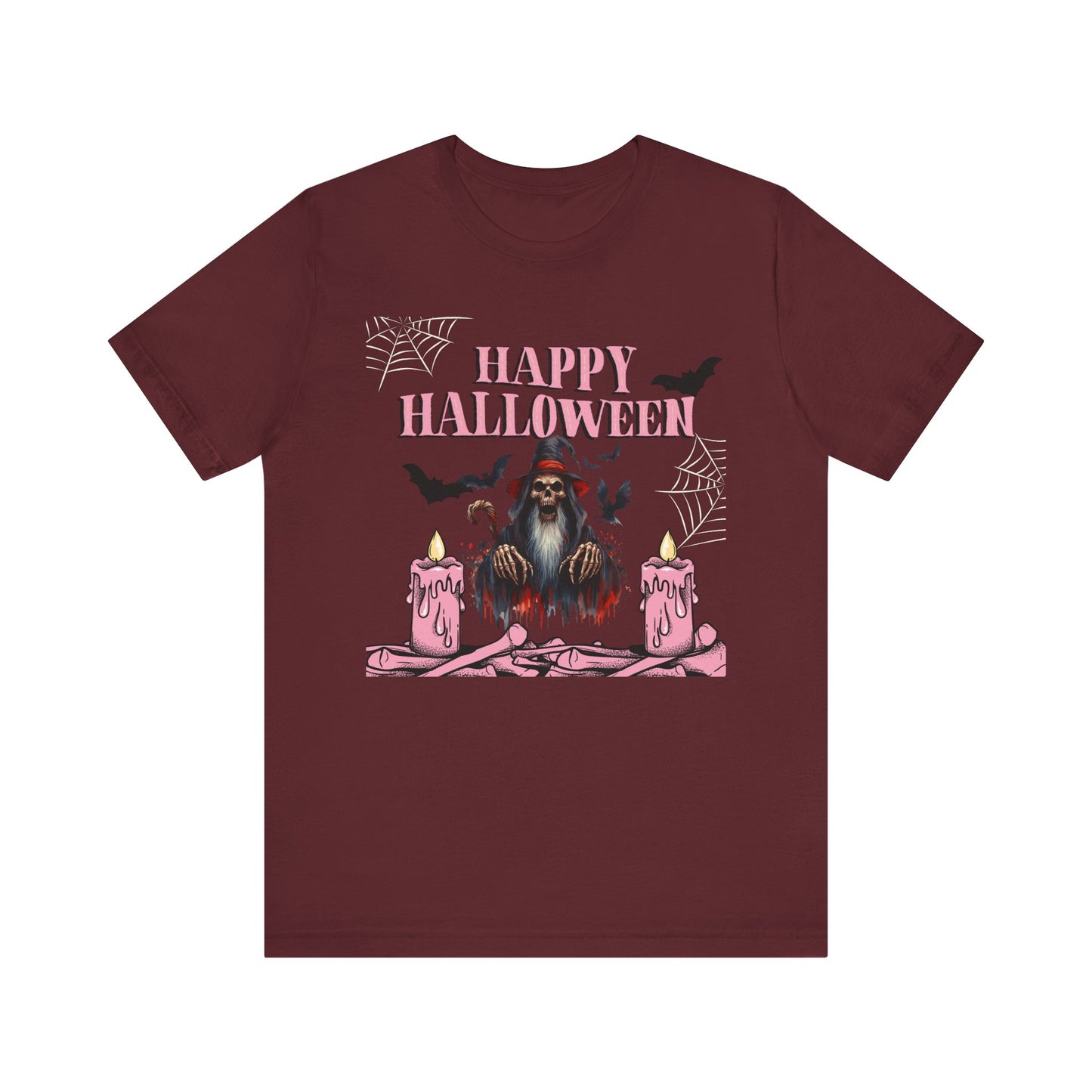 Happy Halloween Unisex T-Shirt | Spooky Seasonal Tee, Halloween Apparel, Ghostly Gifts, Casual Wear, October Celebration Shirt