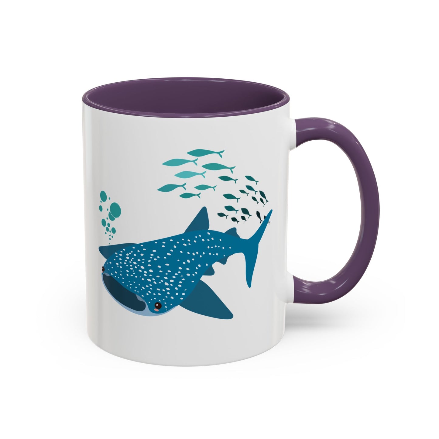 Whale Shark school of fish and buddles Coffee Mug