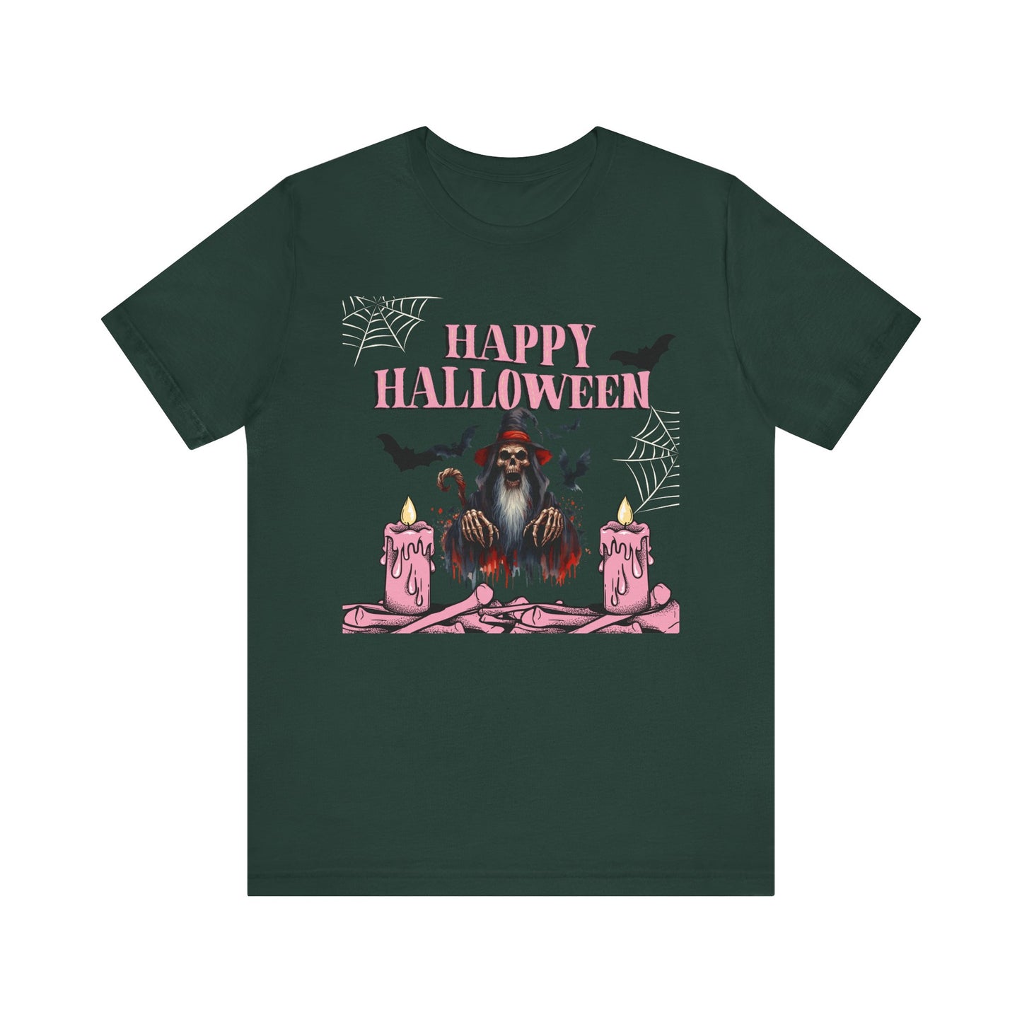 Happy Halloween Unisex T-Shirt | Spooky Seasonal Tee, Halloween Apparel, Ghostly Gifts, Casual Wear, October Celebration Shirt