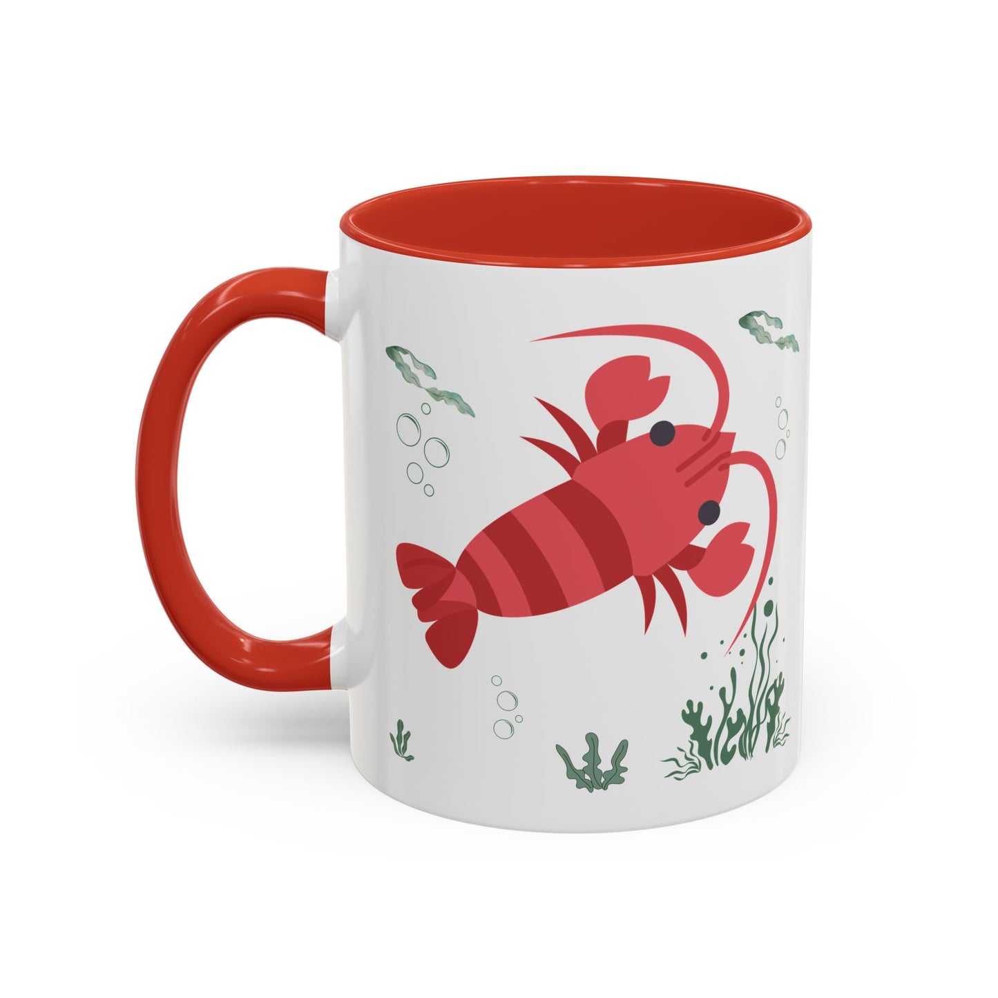 Red crayfish in an aquatic environment Coffee Mug