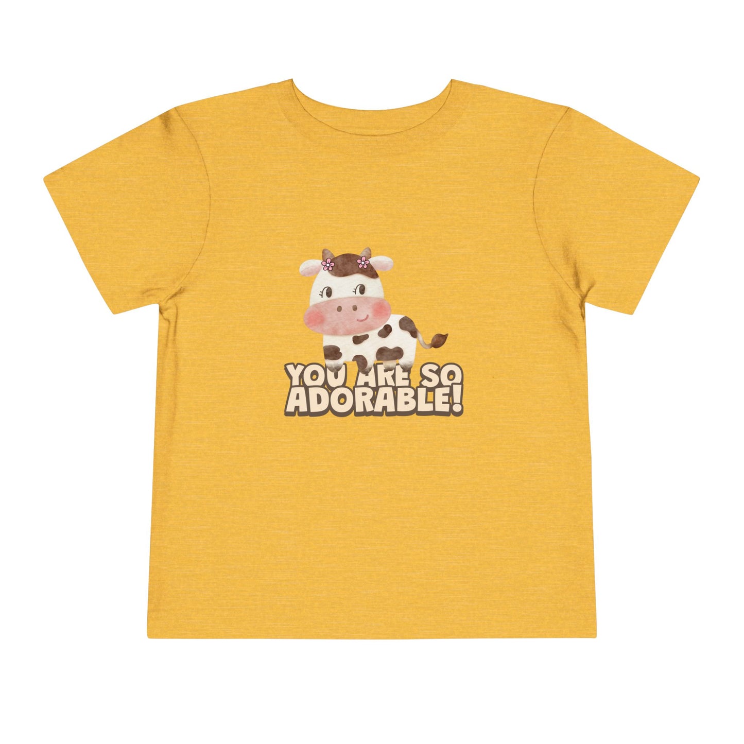 Adorable Cow Toddler Tee, Cute Toddler Shirt, Kids Gift, Baby Birthday Tee, Nursery Outfit, you’re so adorable shirt