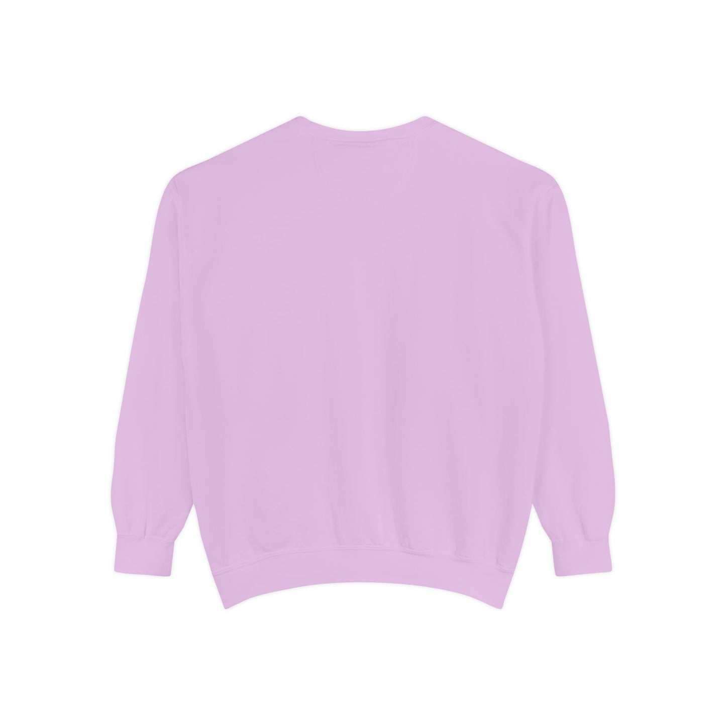 Blue jellyfish with a pink tiara Unisex Garment-Dyed Sweatshirt