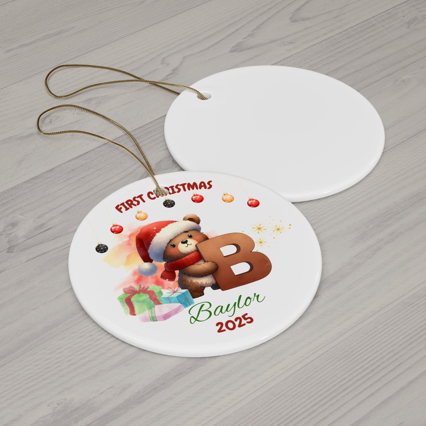 Personalized Christmas Ornament