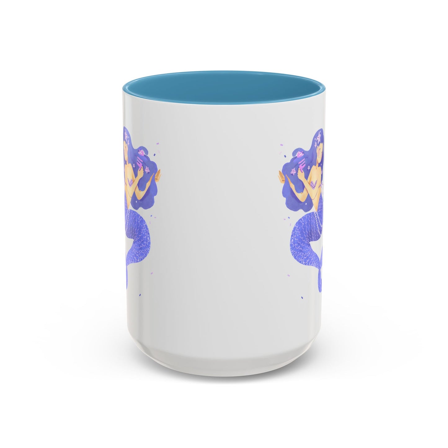 The mermaid and her school fish Coffee Mug