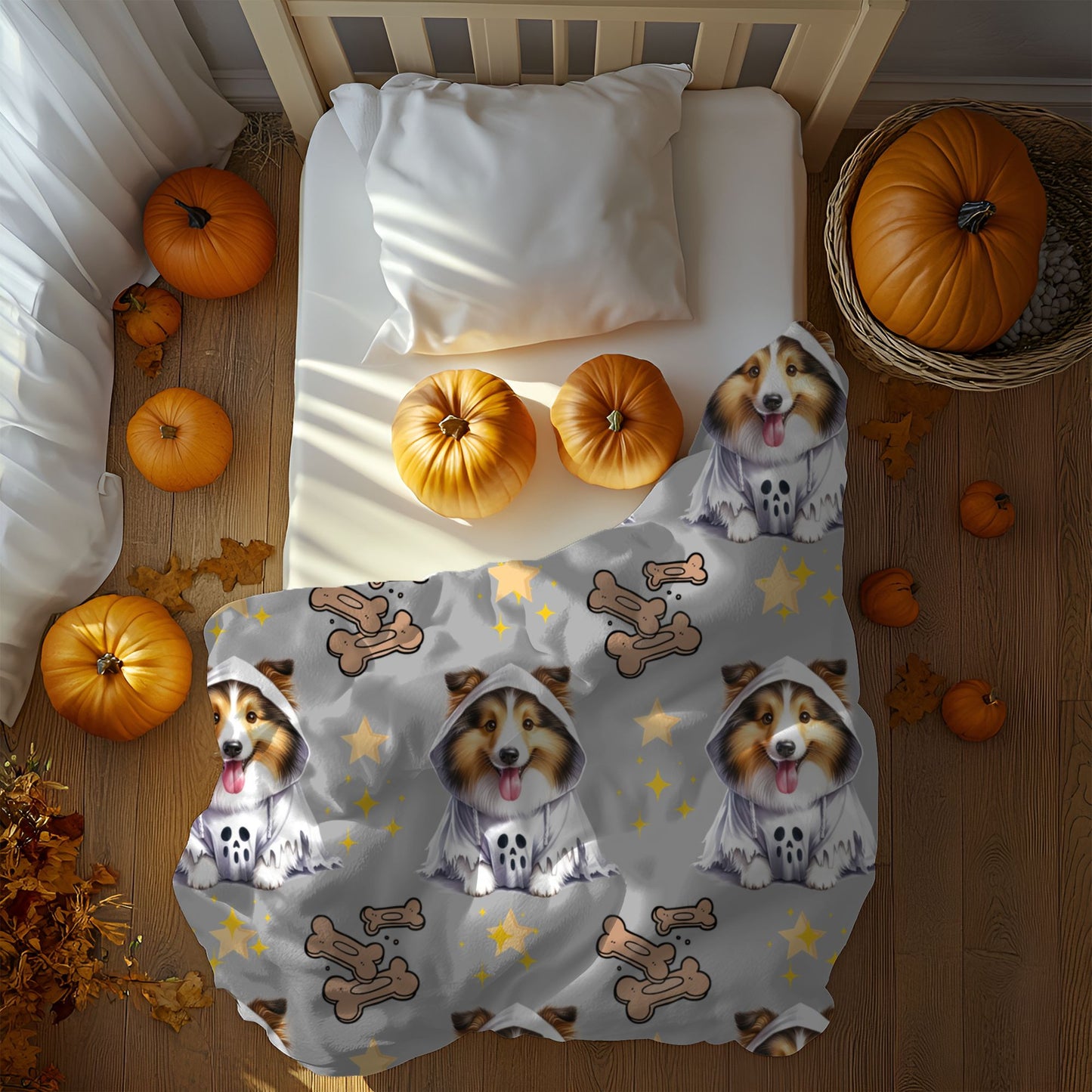 Cozy Dog-Themed Velveteen Plush Blanket | Perfect for Pet Lovers, Home Decor, Gifts, Snuggling, Holidays