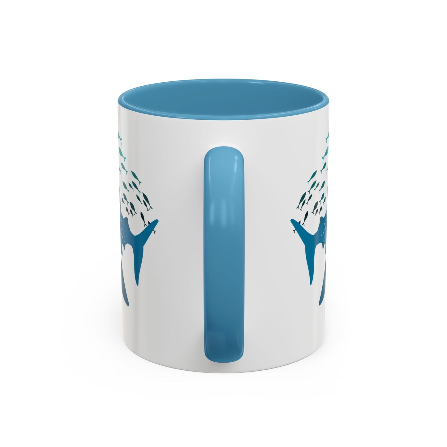 Whale Shark school of fish and buddles Coffee Mug
