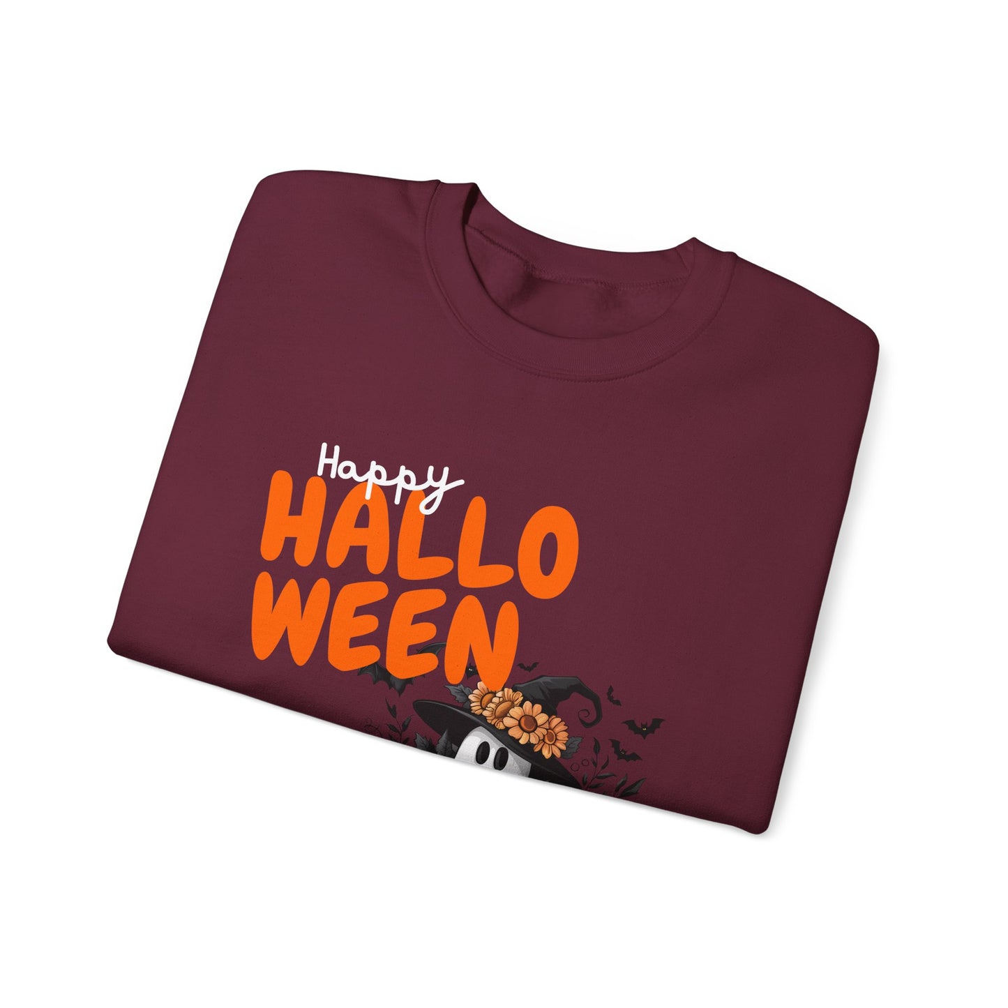 Halloween Unisex Crewneck Sweatshirt, Cozy Fall Apparel, Halloween Costume, Cute Ghost Sweatshirt, Unisex Halloween Gift