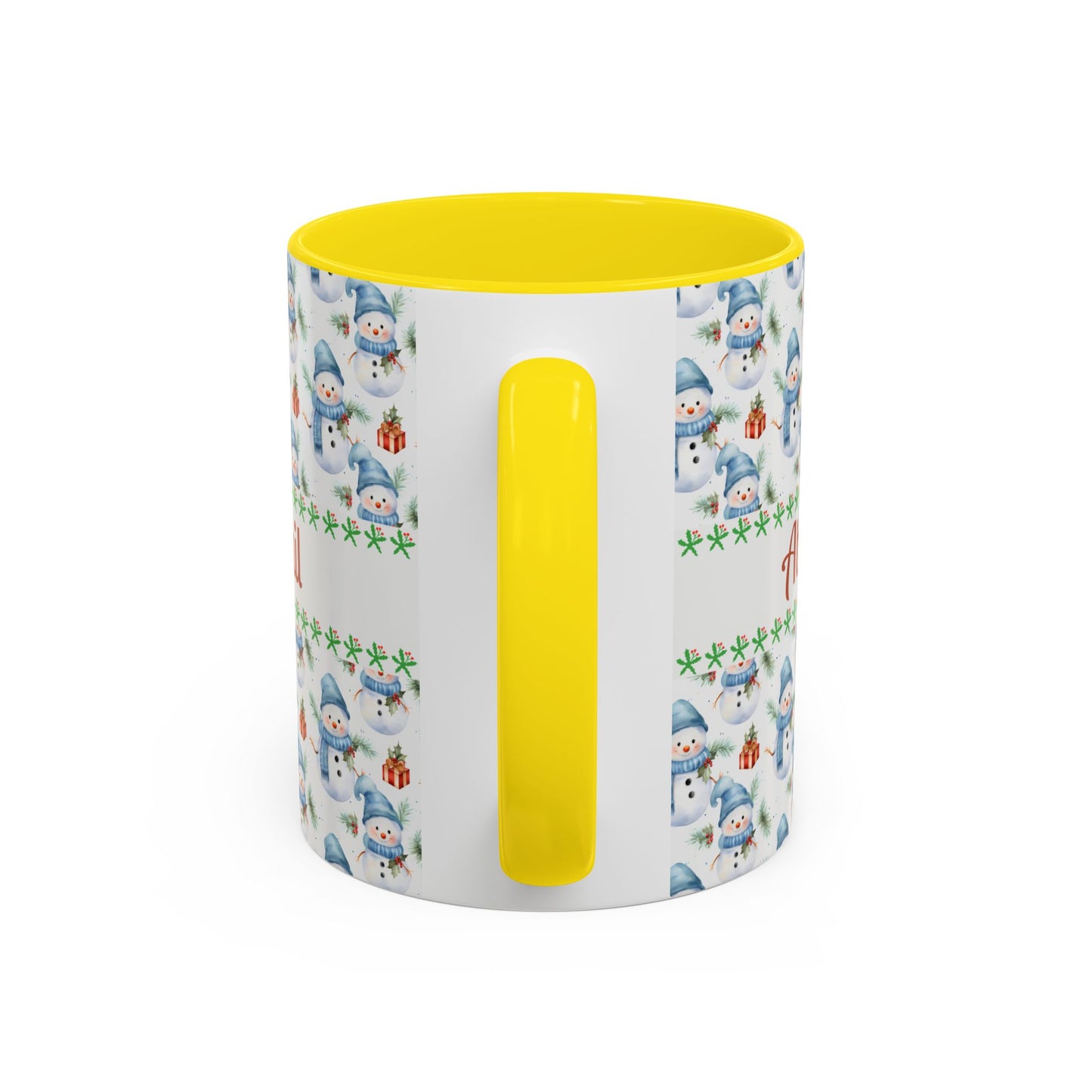 Festive Snowman Coffee Mug, Personalized Holiday Mug, Winter Decor, Gift for Her, Cute Coffee Cup