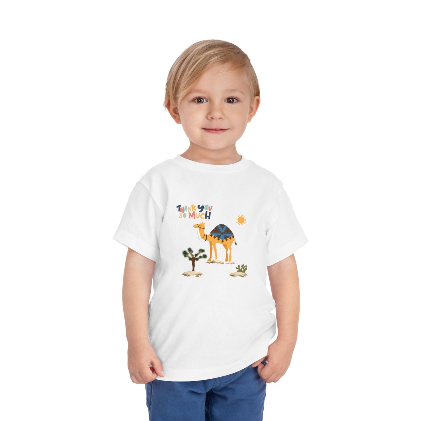Thank You So Much Toddler Tee, Cute Kids T-Shirt, Birthday Gift, Summer Outfit, Toddler Apparel, Happy Vibes, Animal Tee