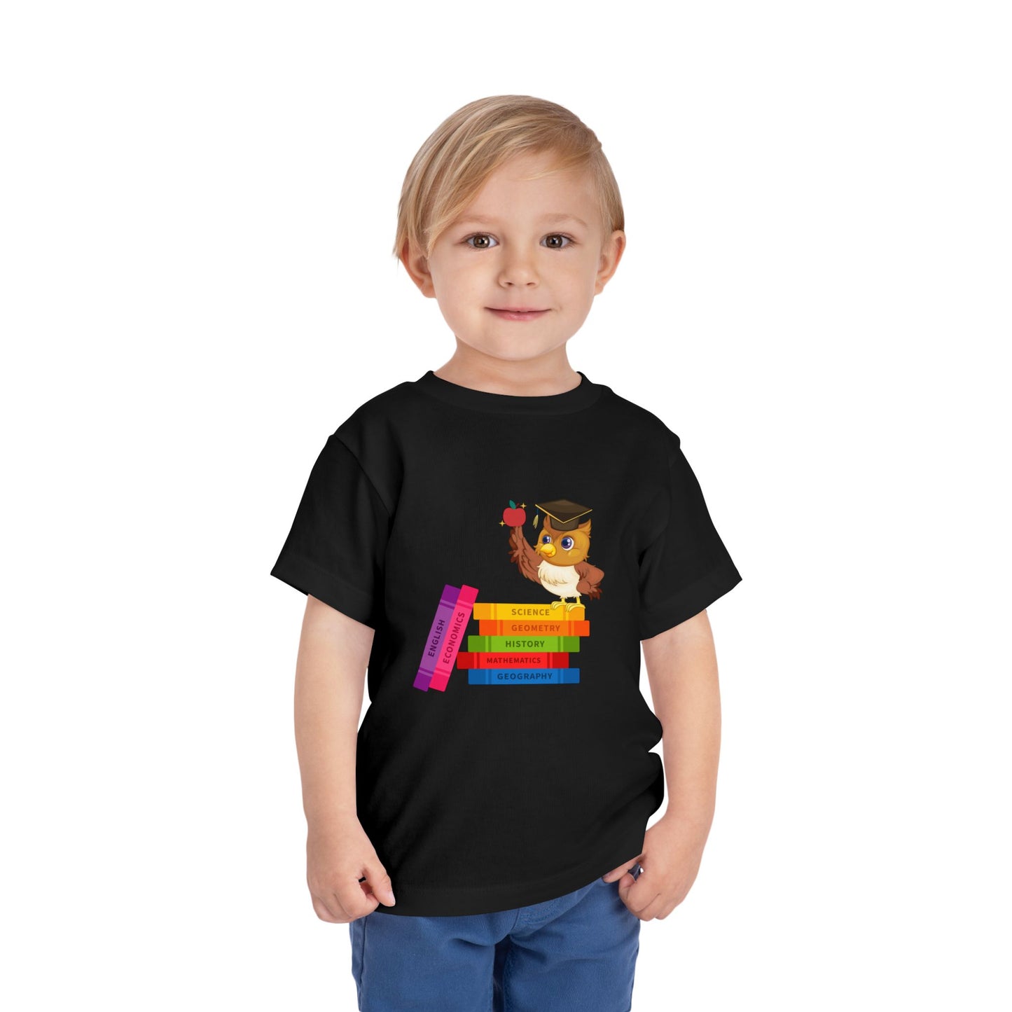 Graduation Owl Toddler Tee, Kids Graduation Gift, Cute Animal Shirt, Back to School Outfit, Book Lover Apparel, Preschool Tee