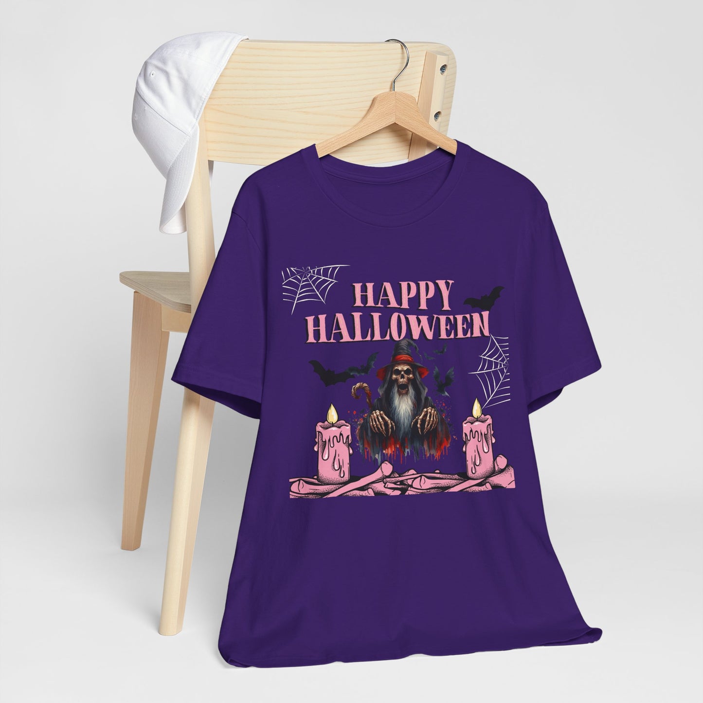 Happy Halloween Unisex T-Shirt | Spooky Seasonal Tee, Halloween Apparel, Ghostly Gifts, Casual Wear, October Celebration Shirt