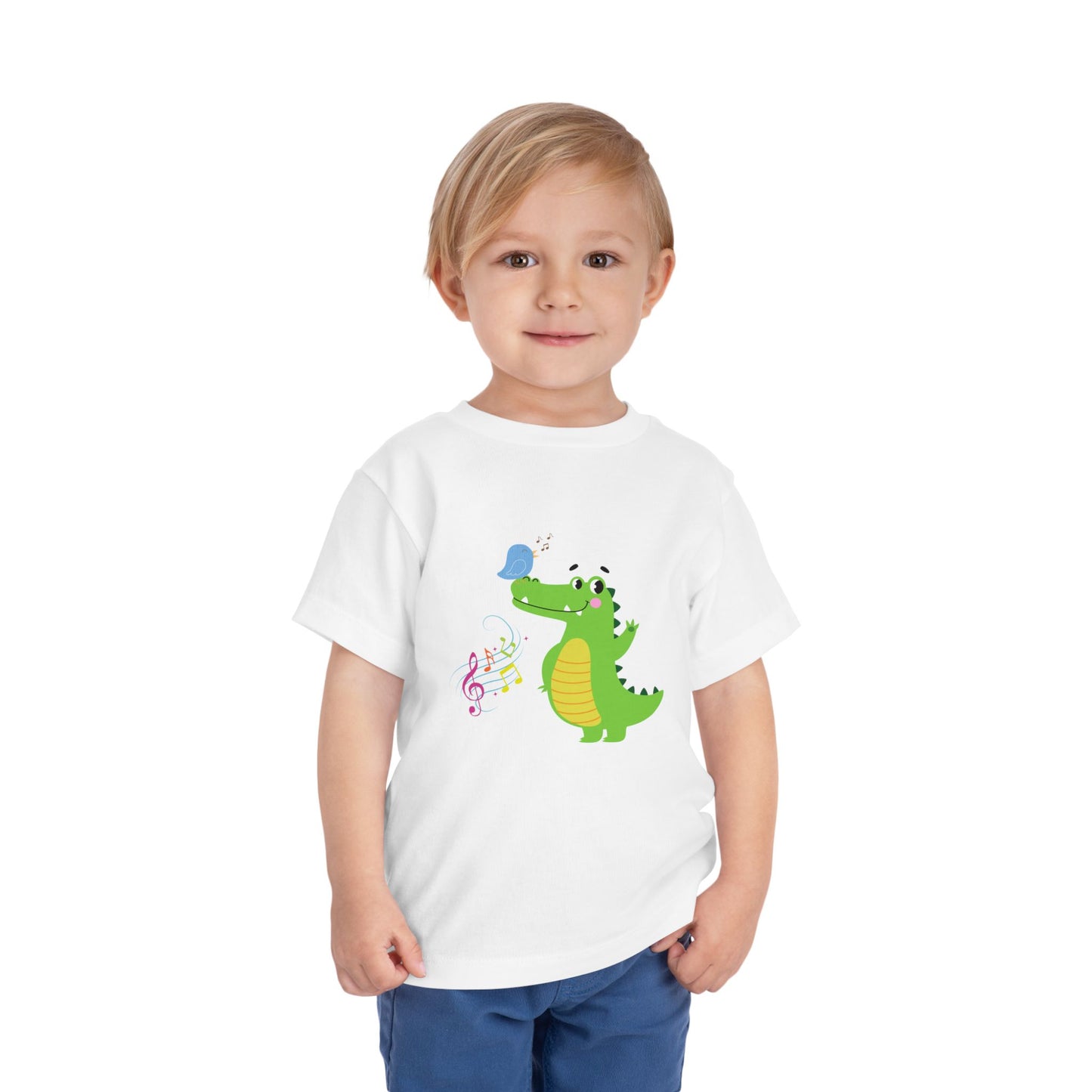 Cute Crocodile Toddler Tee, Kids Gift, Summer Clothing, Birthday Outfit, Playtime Shirt, Animal Lover Apparel