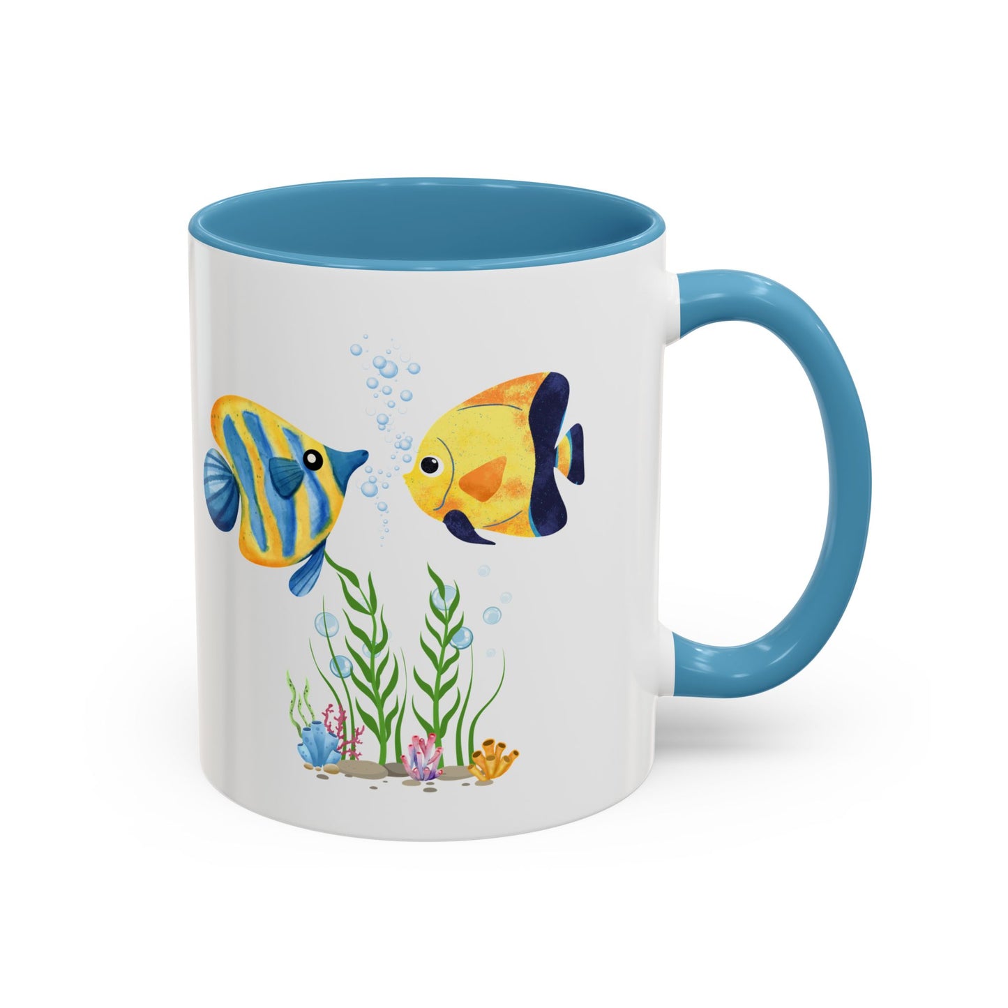 Two fish greet in underwater Coffee Mug
