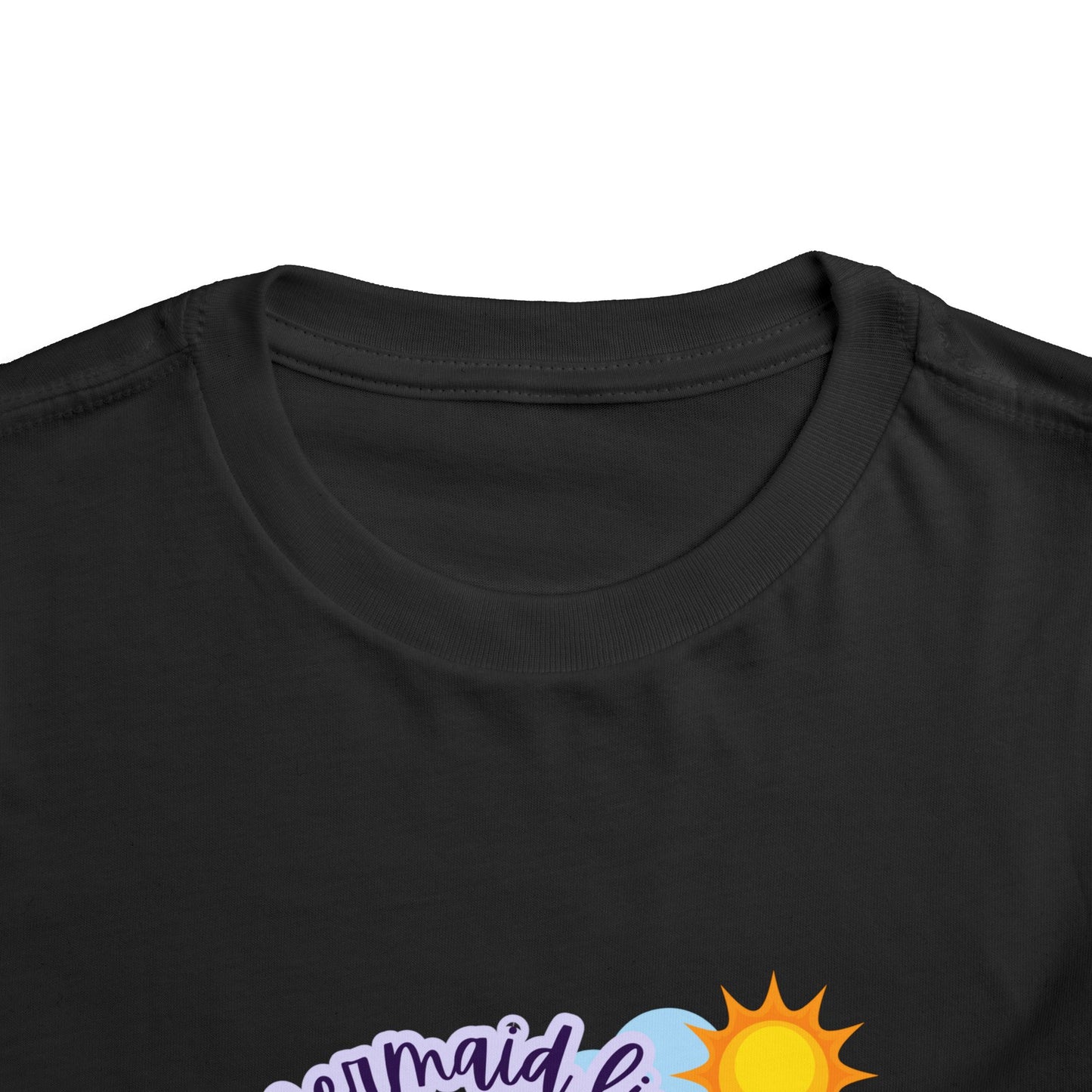 Mermaid Live Toddler Tee, Fun Summer Shirt, Cute Kids Clothing, Beach Outfit, Birthday Gift, Playtime Essential