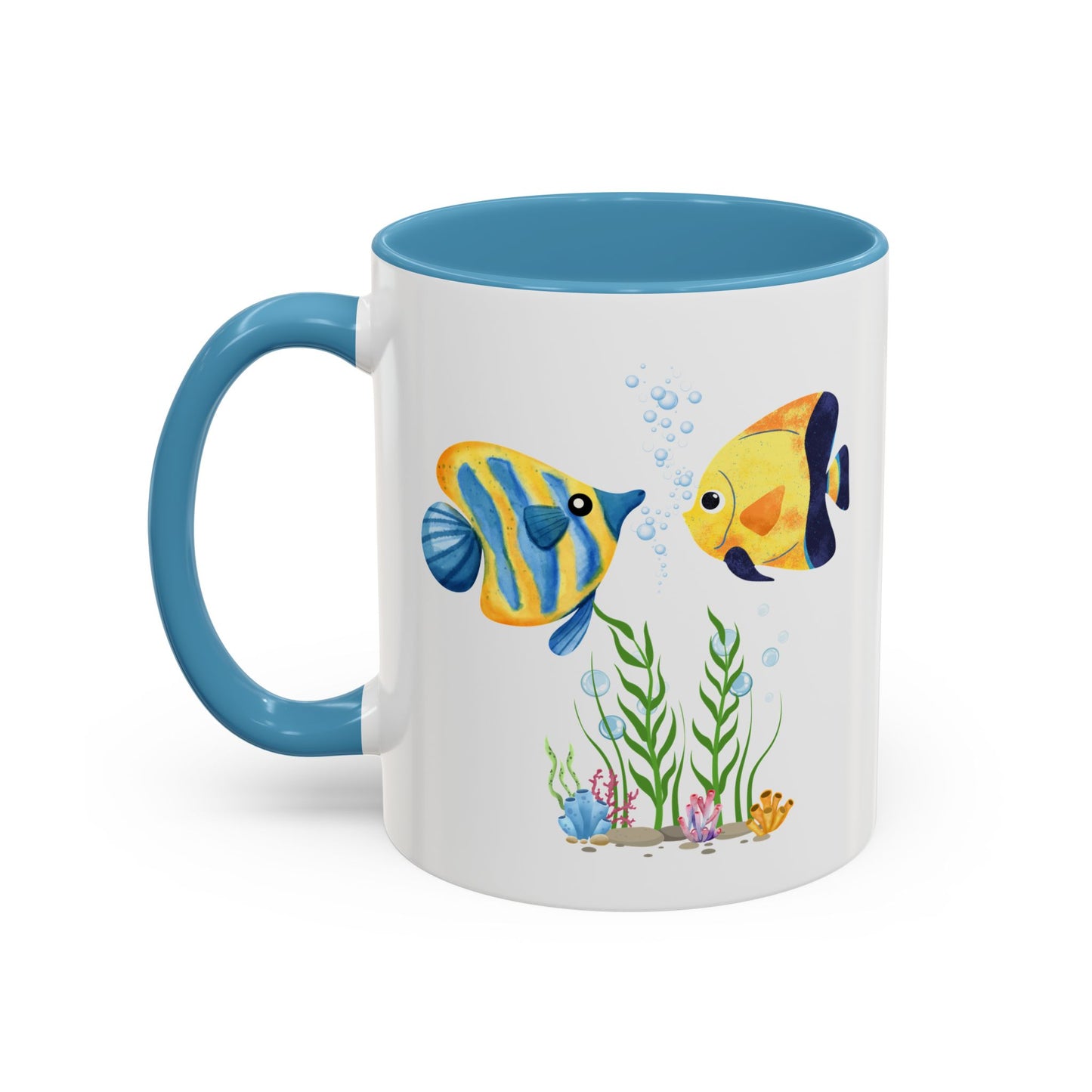 Two fish greet in underwater Coffee Mug