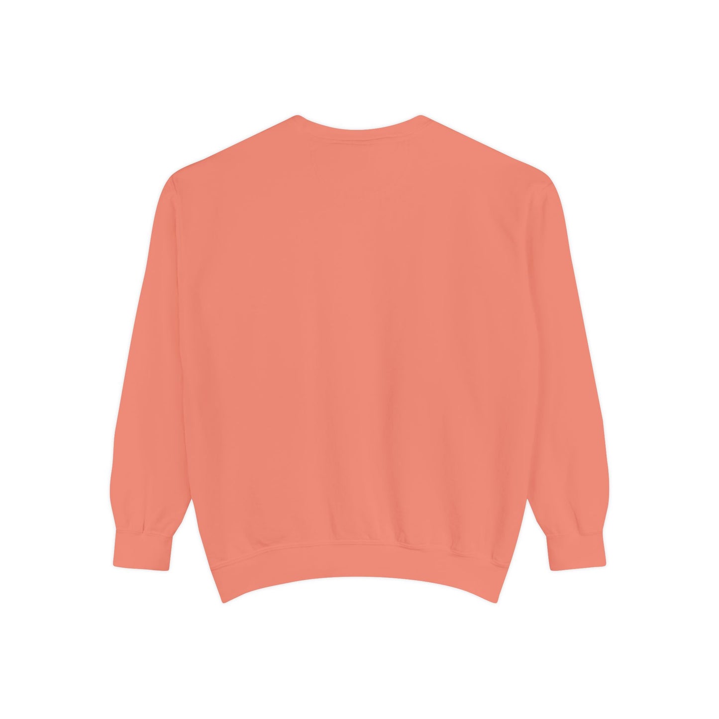 Cartoon goldfish with red lips and flower Unisex Garment-Dyed Sweatshirt