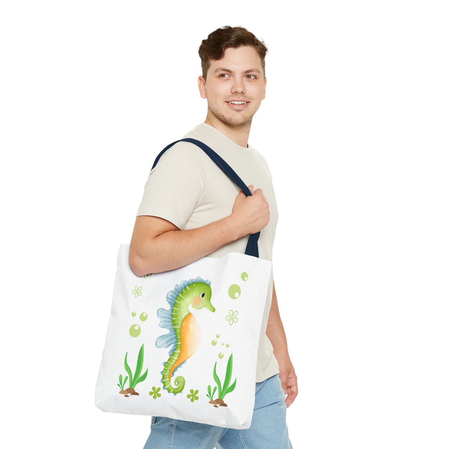 Seahorse with a focus on the natural world Tote Bag