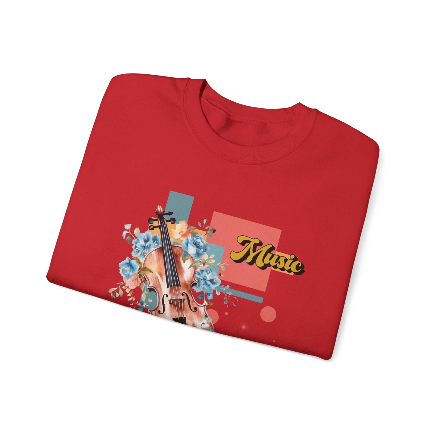 Musical Vibes Crewneck Sweatshirt | Gift for Music Lovers, Cozy and Stylish, Perfect for Concerts, Casual Wear, All Seasons