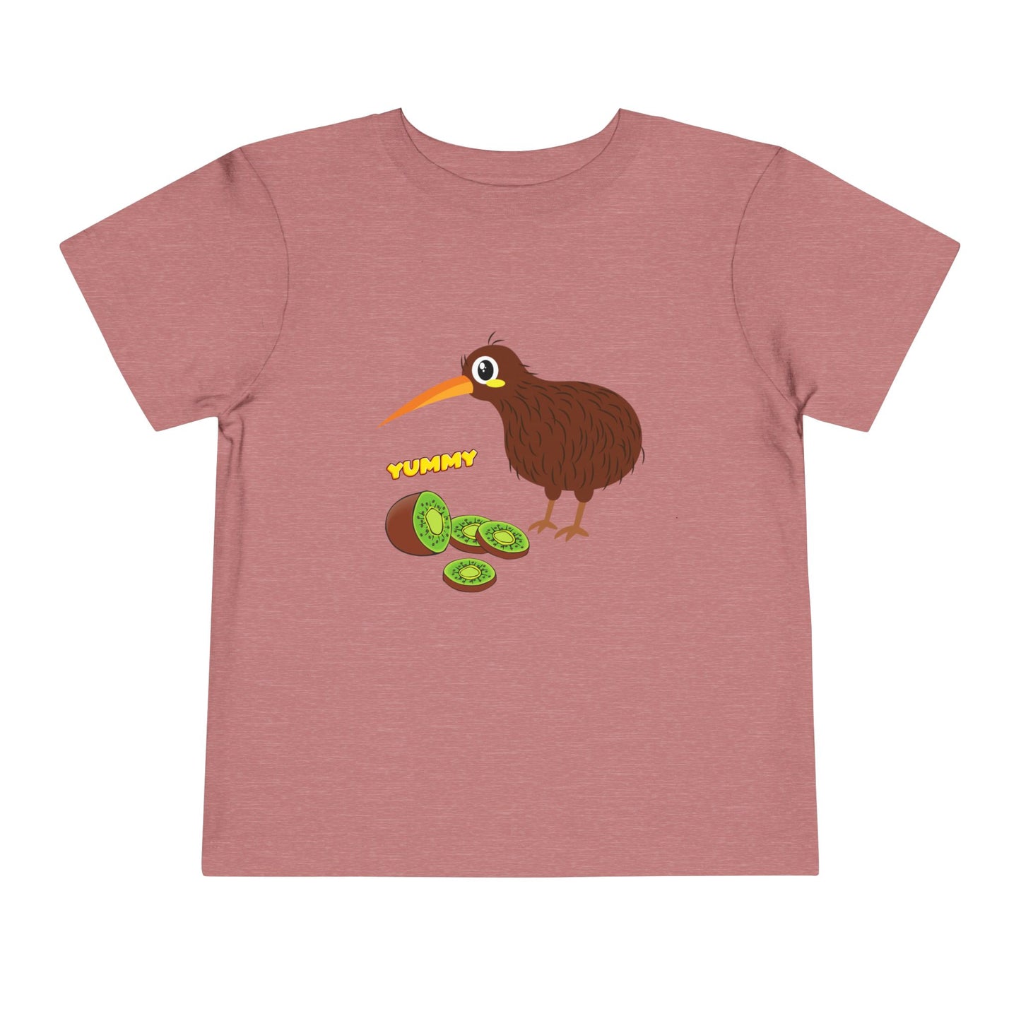 Adorable Kiwi Bird Toddler Tee, Cute Kids Shirt, Fun Toddler Gift, Playful Short Sleeve Tee, Baby Shower Present, Summer Outfit